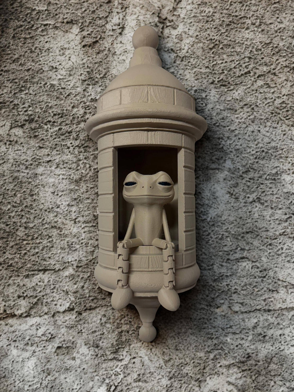 Puerto Rican Garita Wall Coqui Lamp Handmade Home Decor 3D Printed Lamp with LED