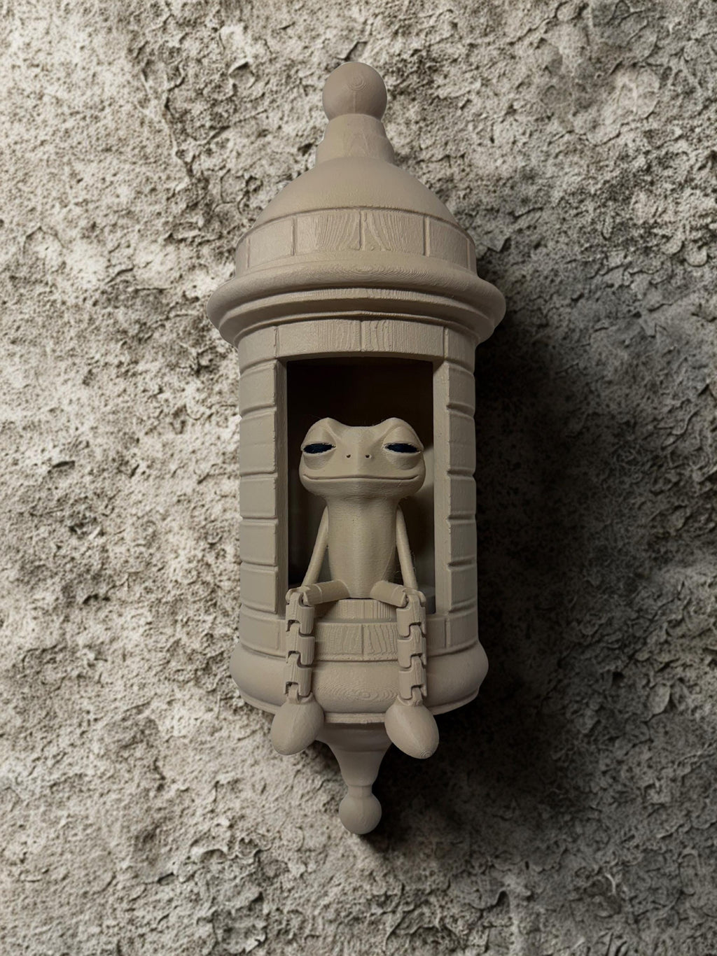 Puerto Rican Garita Wall Coqui Lamp Handmade Home Decor 3D Printed Lamp with LED