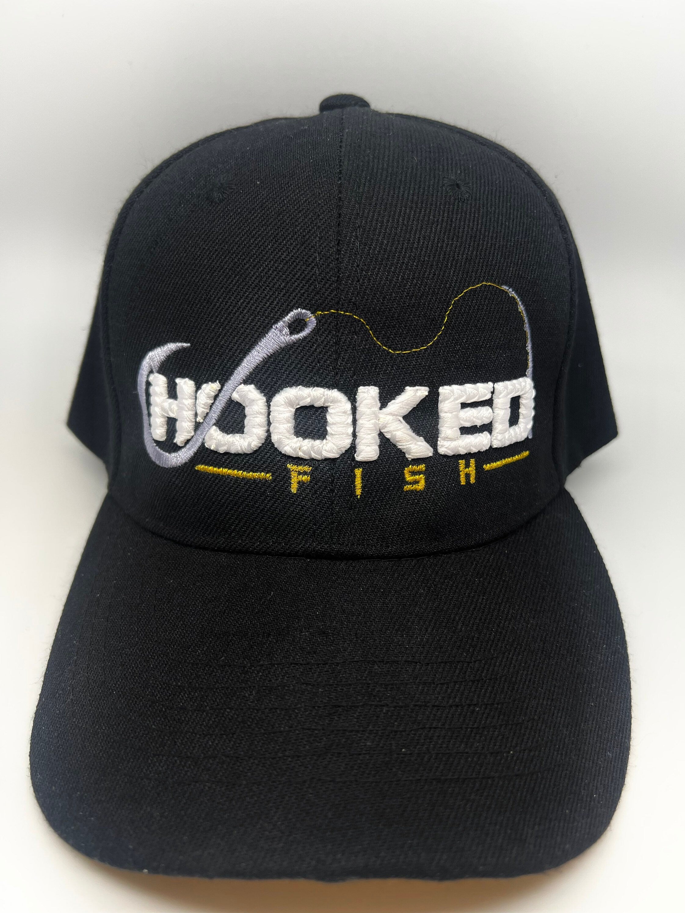Hooked Fish / 3D PUFF / Bass fishing / Bass hat/ Green