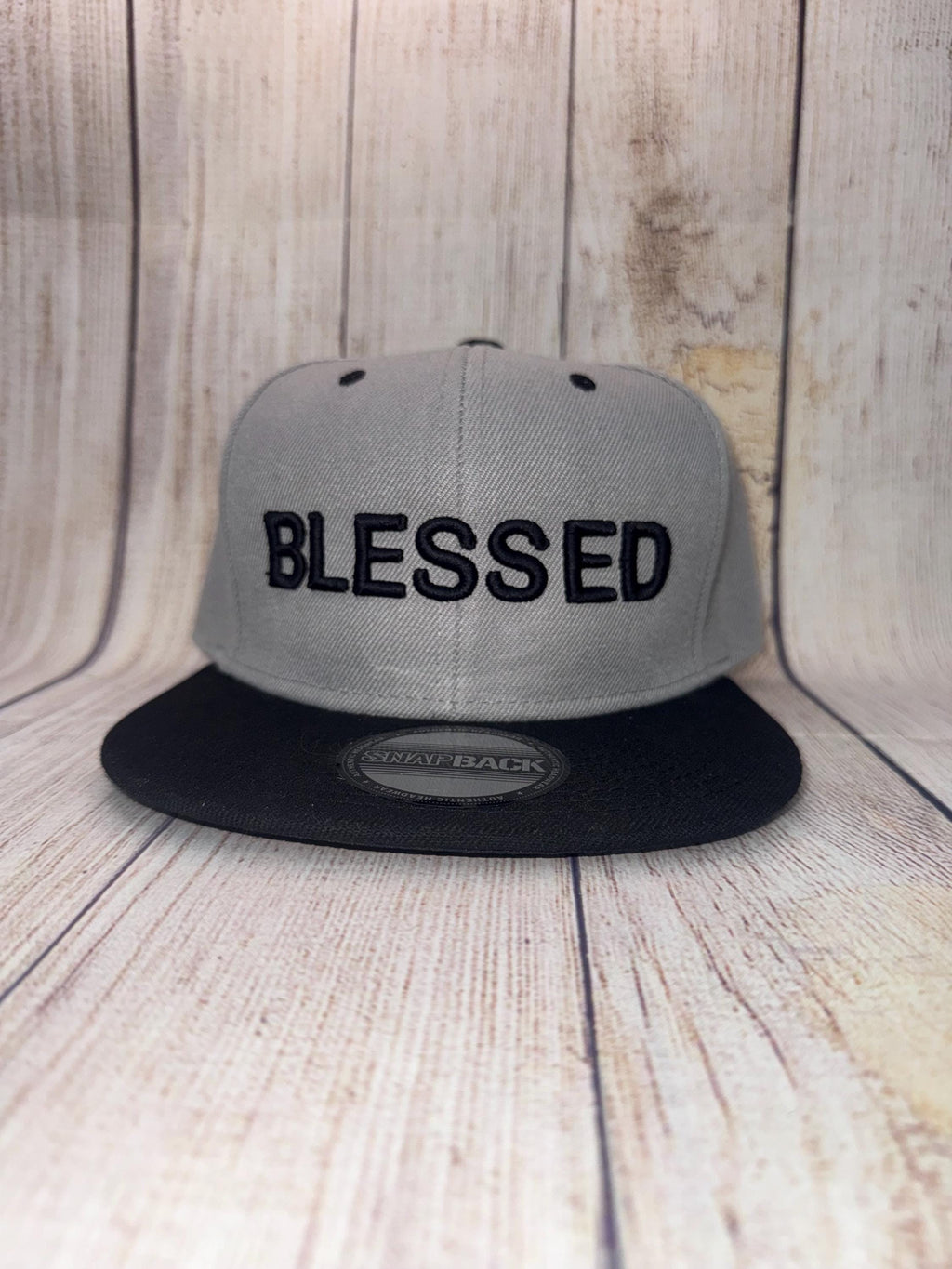 God ,Blessed Snapback Hat – Two-Tone Vintage Cap