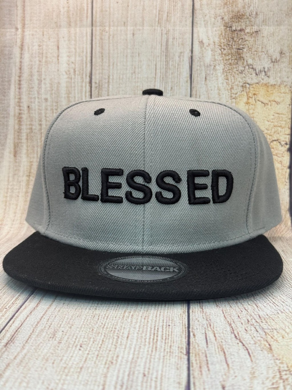God ,Blessed Snapback Hat – Two-Tone Vintage Cap