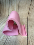 3D Printed Heart Phone Stand: Minimalist PLA Desk Accessory, San Valentine Gift