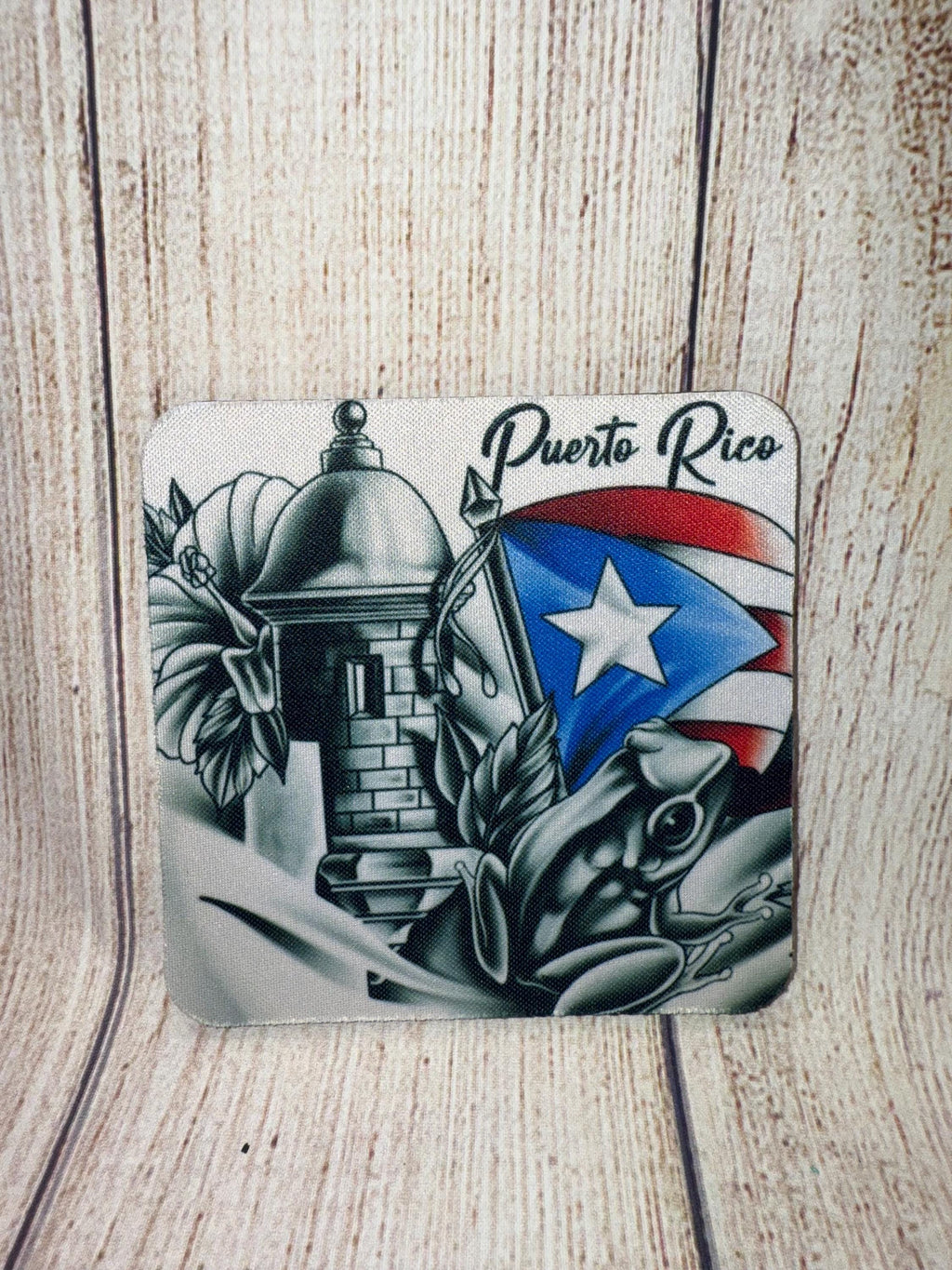Puerto Rico Neoprene Coaster Set – Tropical Home Decor