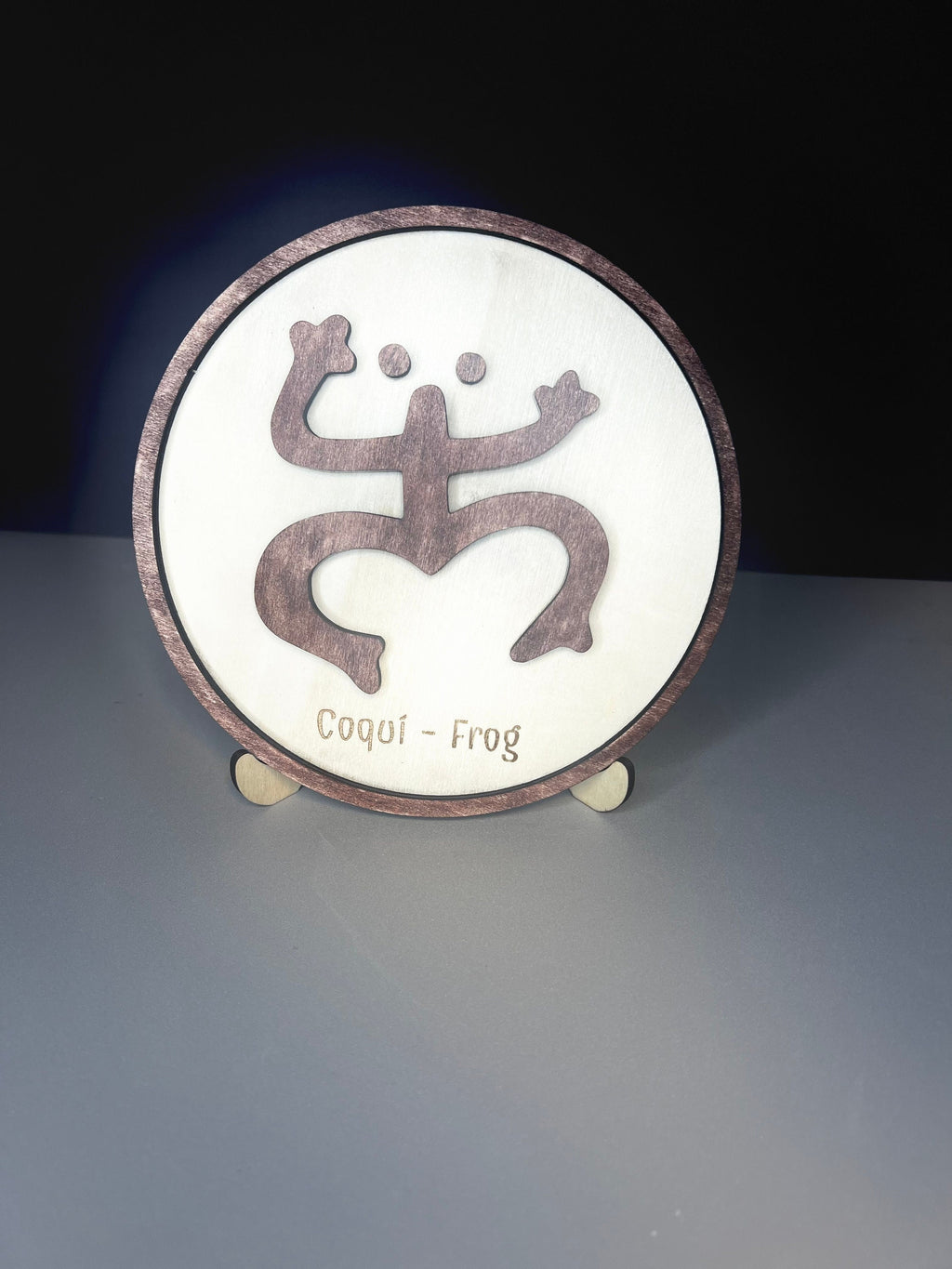 Taino Frog  Wooden wall / Puerto Rico, Table accessory