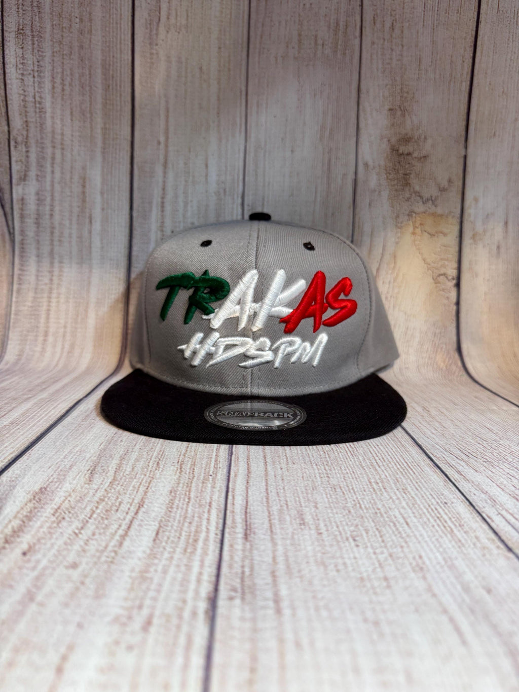 Trakas  HDSPM snapback cap , embroidery custom design