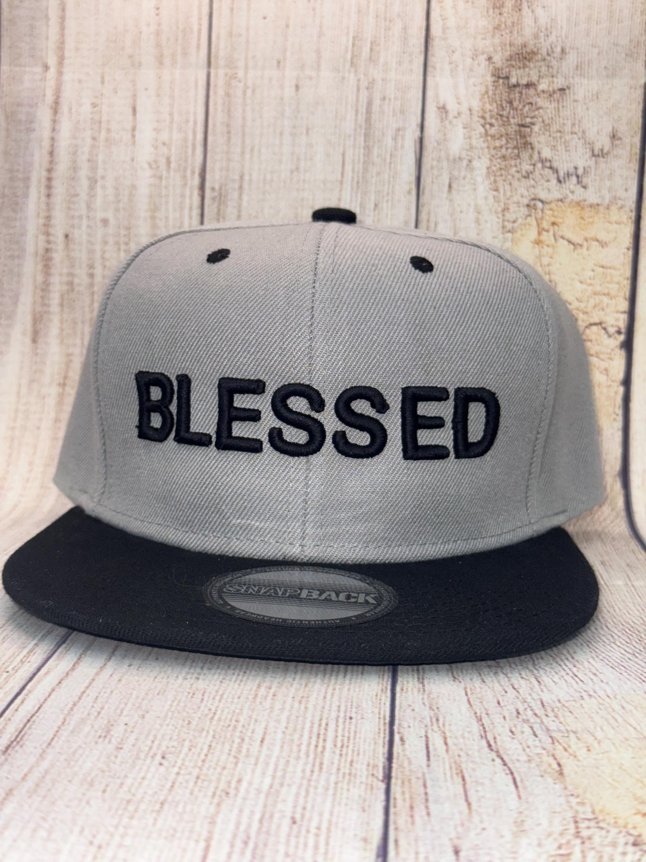 Blessed Snapback Hat – Two-Tone Vintage Cap