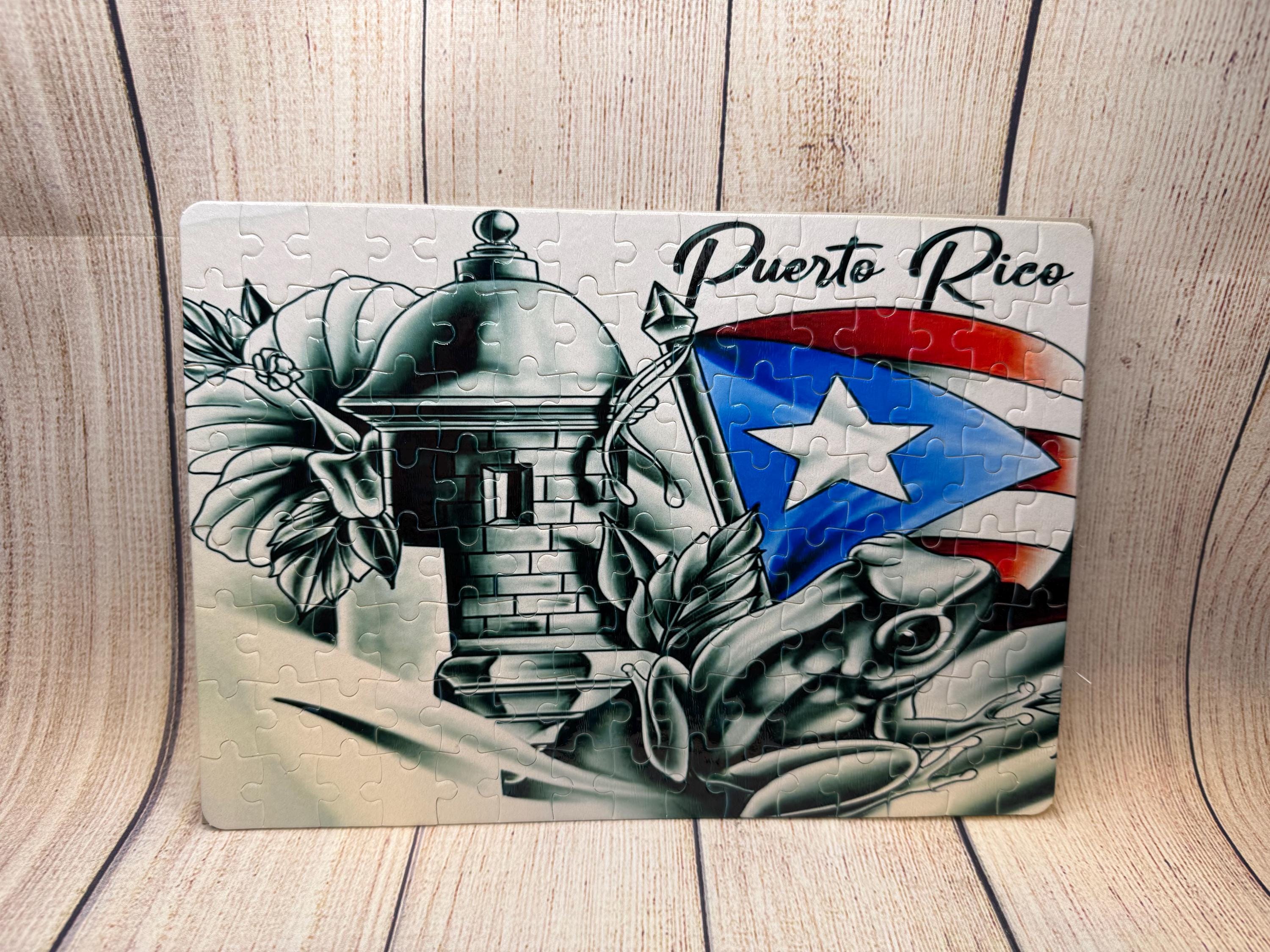 Personalized Puzzle (120 pieces) Puerto Rico Flag