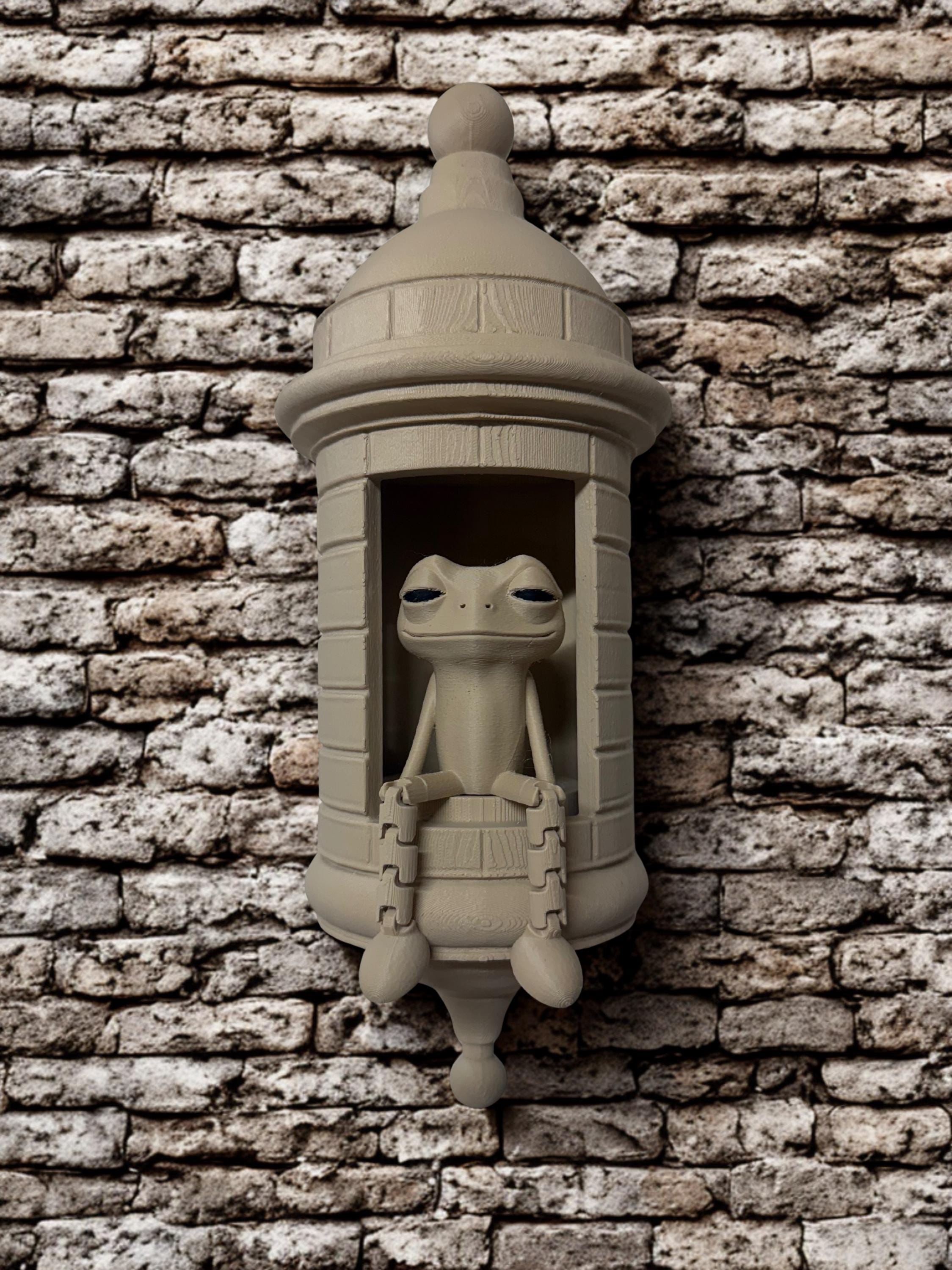 Puerto Rican Garita Wall Coqui Lamp Handmade Home Decor 3D Printed Lamp with LED