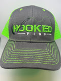 Hooked Fish / 3D PUFF / Bass fishing / Bass hat/ Green