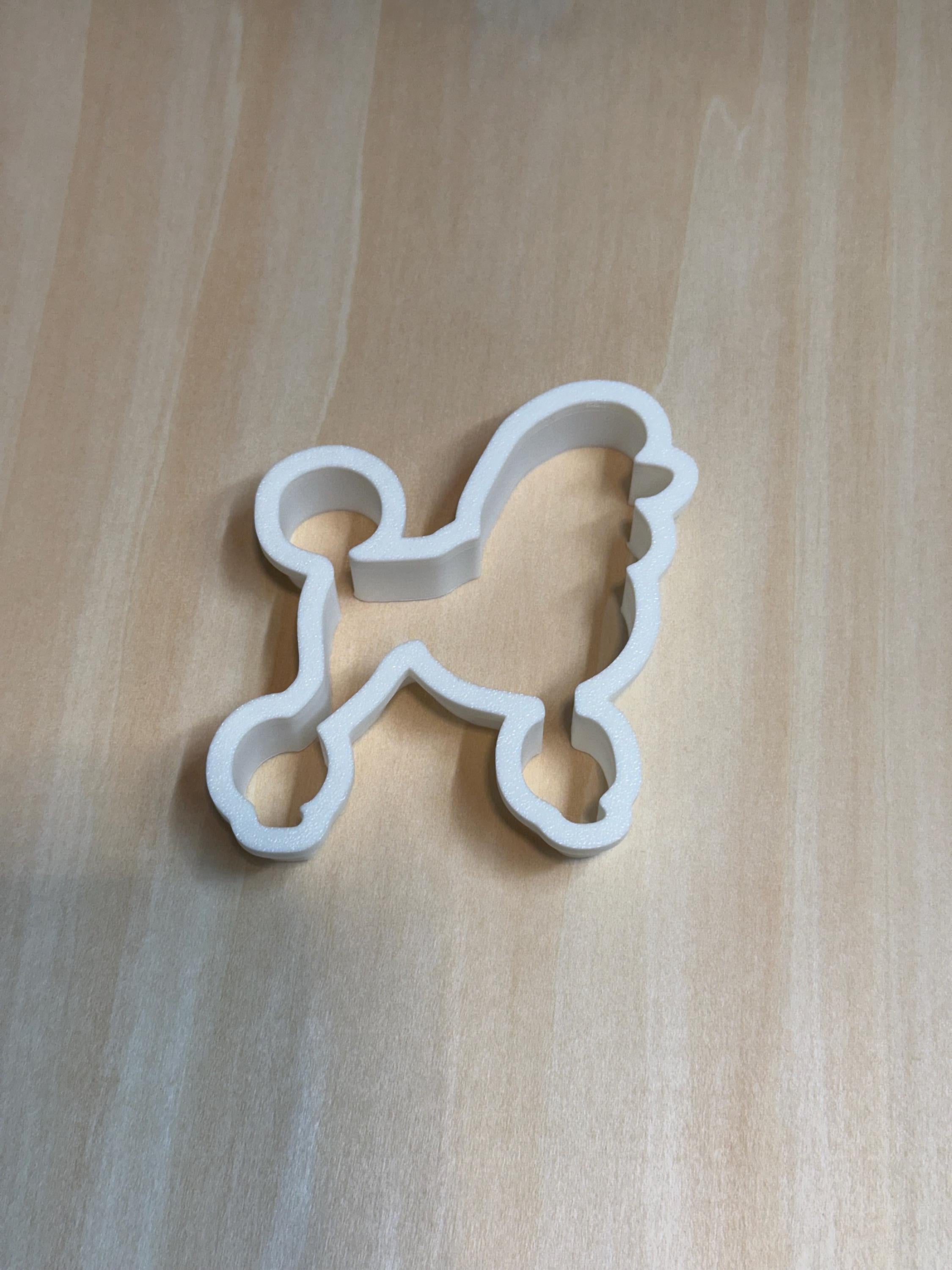 Poodle Dog. Cookie Cutter
