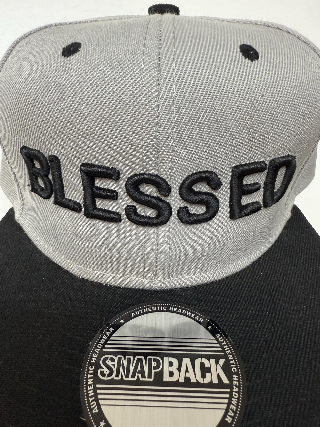 God ,Blessed Snapback Hat – Two-Tone Vintage Cap