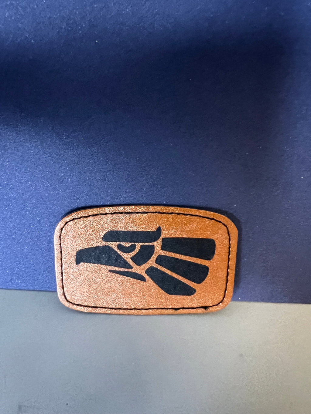 Mexico Eagle Leather Patch: Laser Cut Heat Iron On