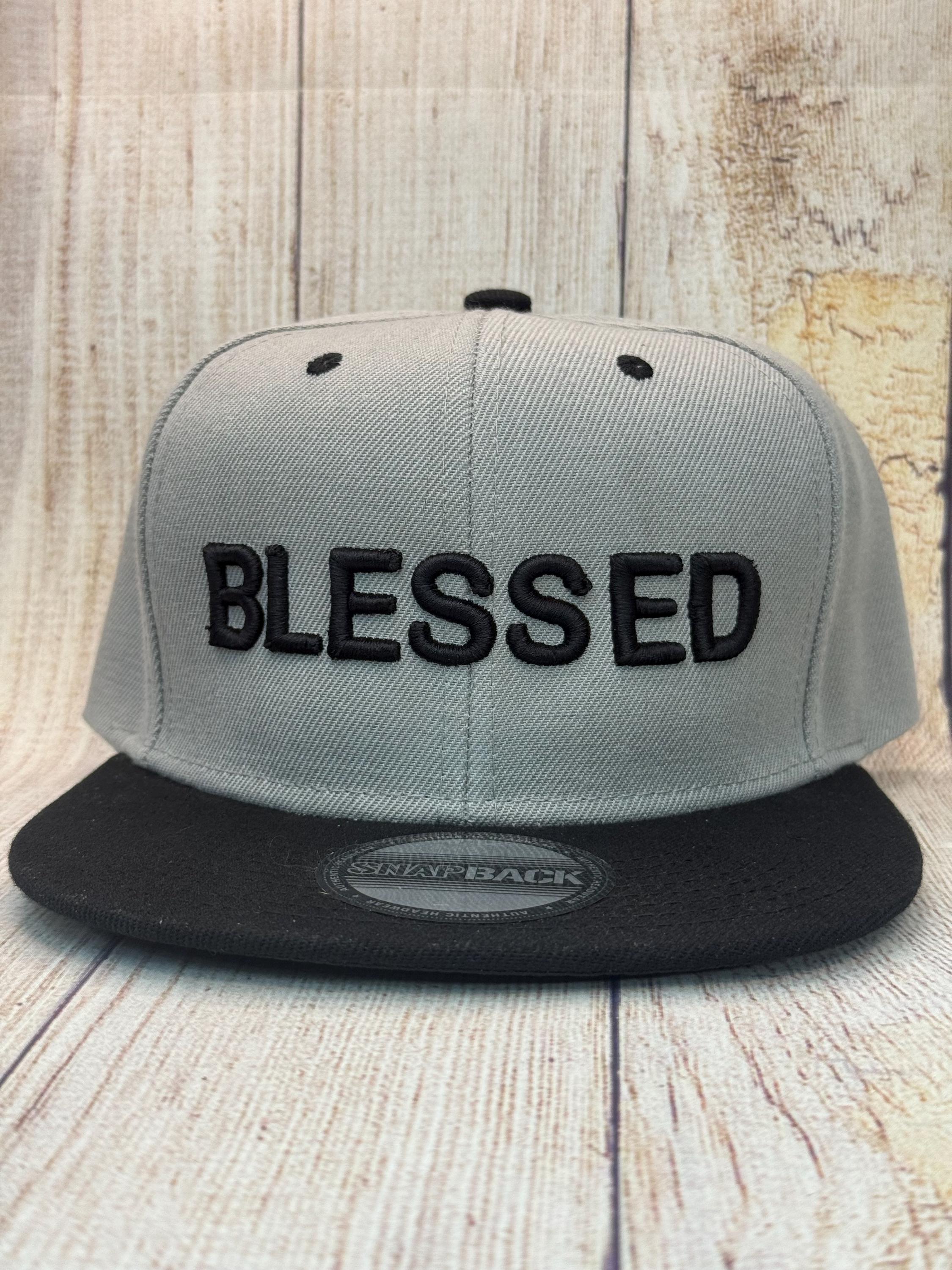 Blessed Snapback Hat – Two-Tone Vintage Cap