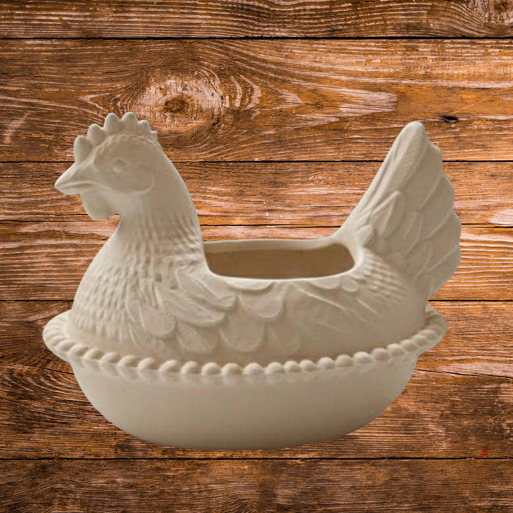 Hen on Nest Soap Holder | Farmhouse Chicken Kitchen Bathroom Decor