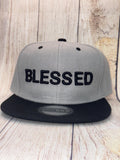 God ,Blessed Snapback Hat – Two-Tone Vintage Cap