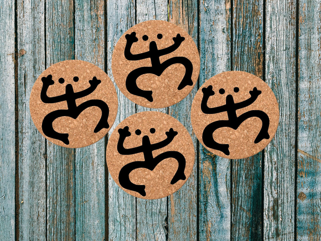 Custom Engraved Cork Coasters | Puerto Rico /Set  /Kitchen Accessories - Eco-Friendly Gift/ Native