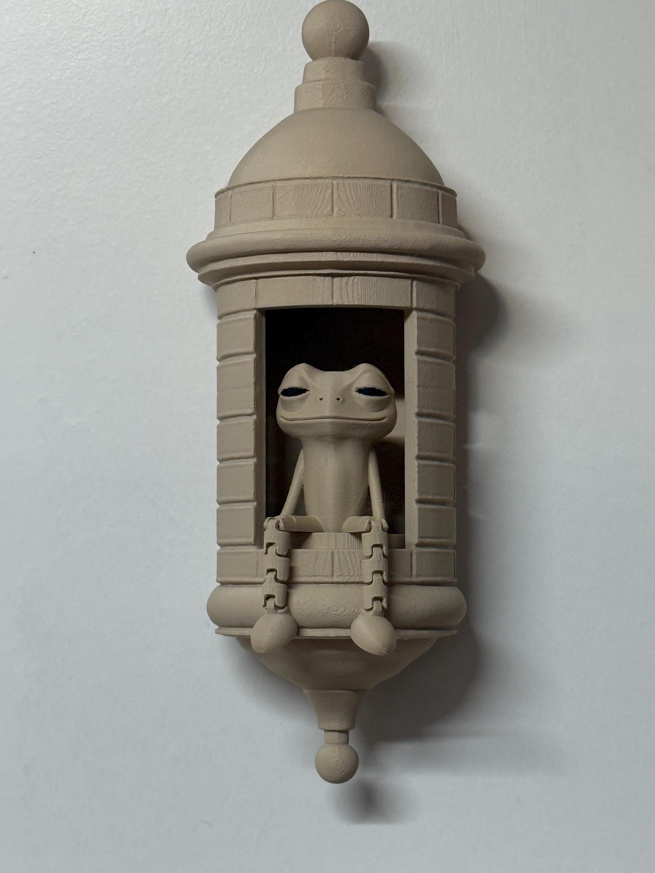 Puerto Rican Garita Wall Coqui Lamp Handmade Home Decor 3D Printed Lamp with LED