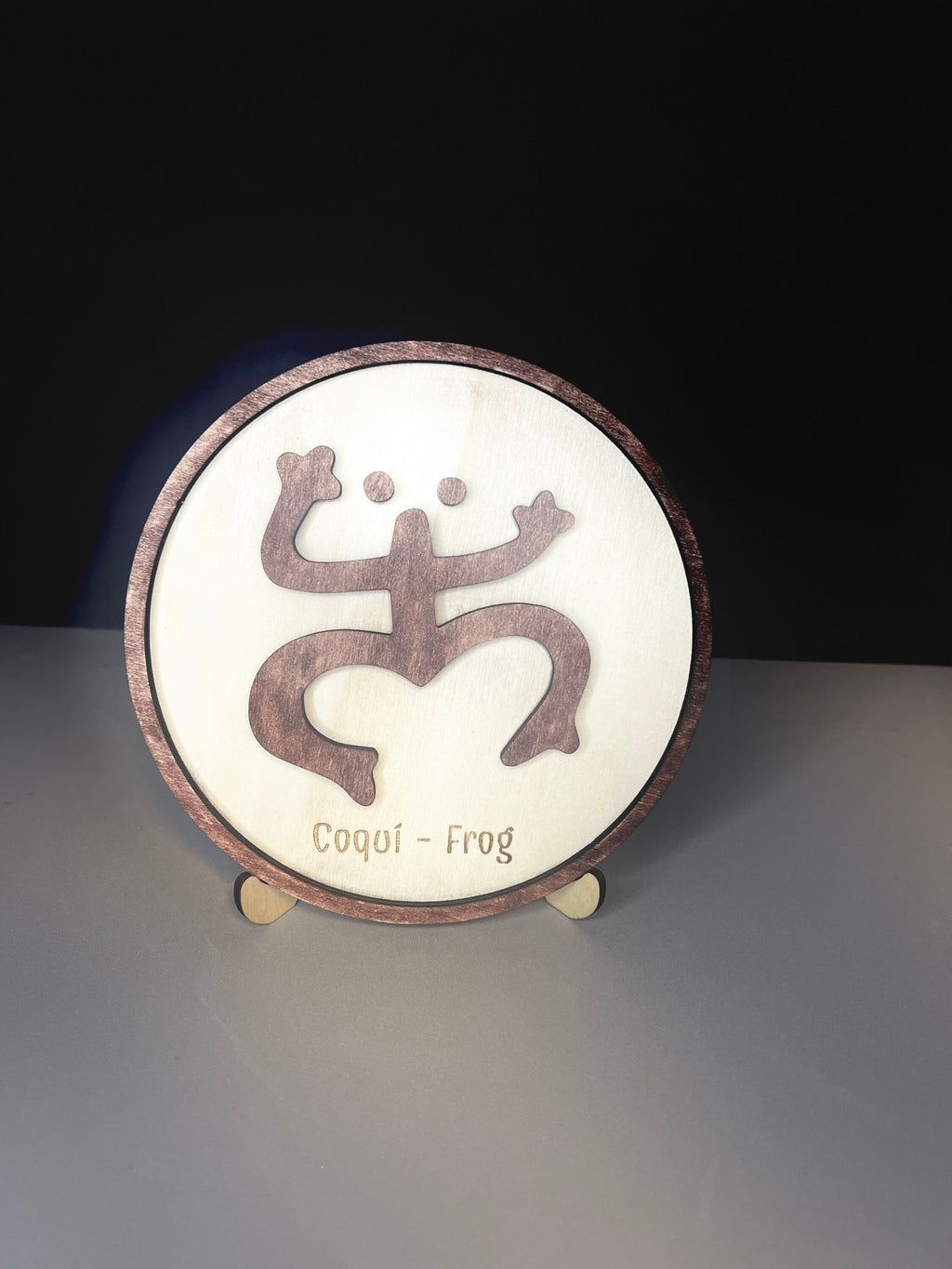 Taino Frog  Wooden wall / Puerto Rico, Table accessory