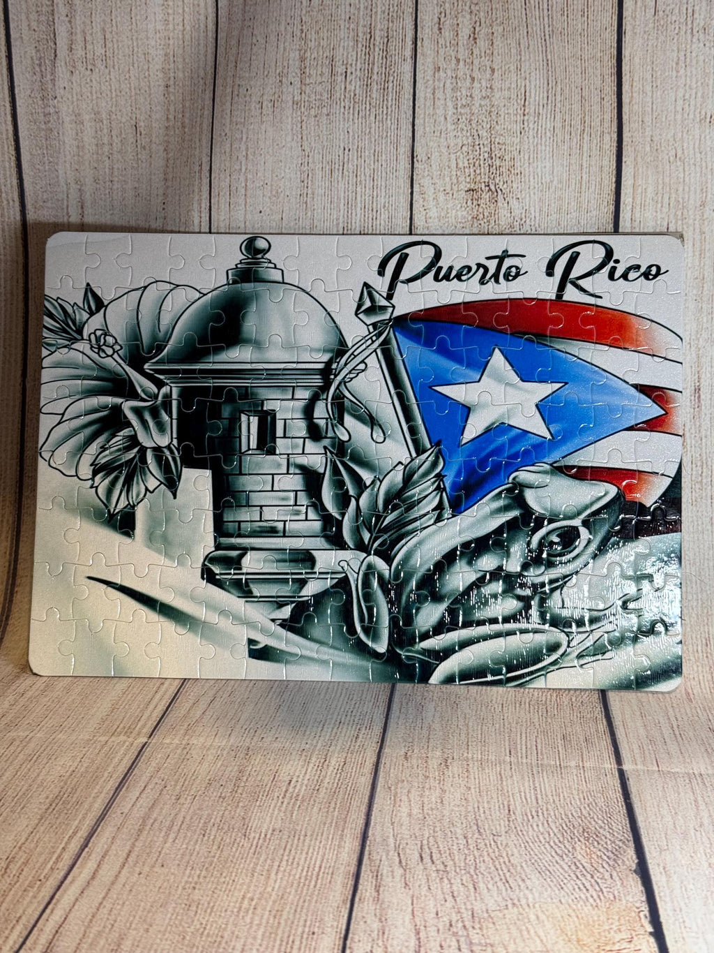 Personalized Puzzle (120 pieces) Puerto Rico Flag