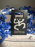 Engraved Stainless Steel Bottle Opener: Puerto Rico Groomsmen Gift
