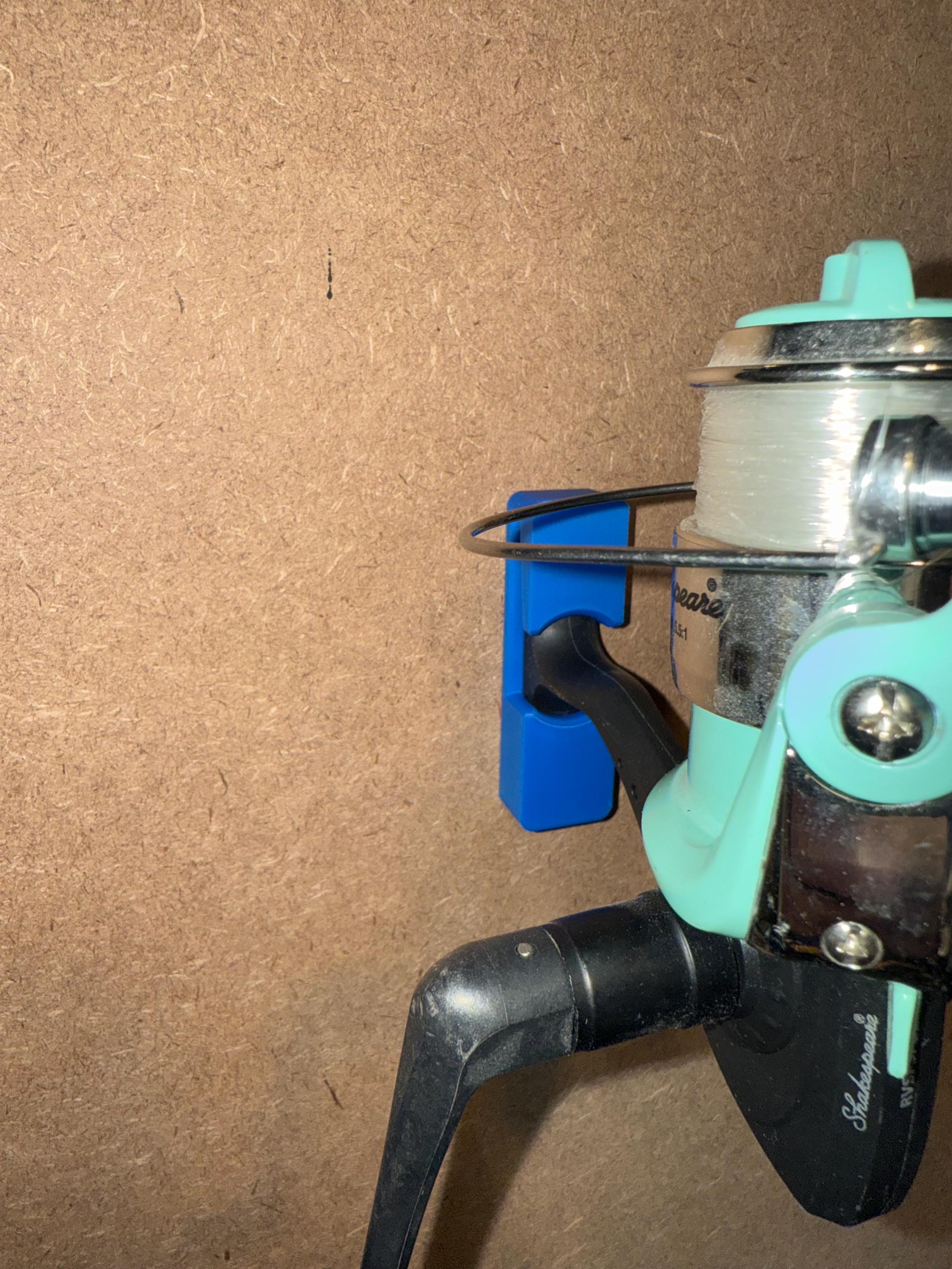 Fishing Reel Wall Mount,Spinning Reel Holder, Series 2500 to 3000, Dad Gift