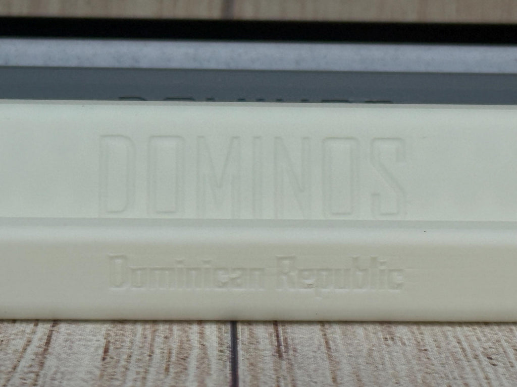 Dominican Republic Holder Set– Handmade PLA Domino Rack – Game Night Organizer,