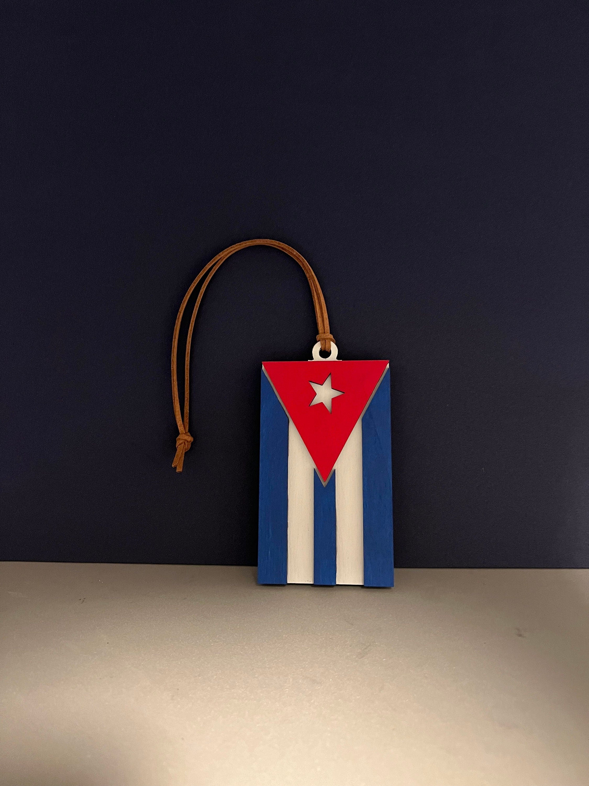 Flag charm/ Cuba country/ rear car mirror charms/custom