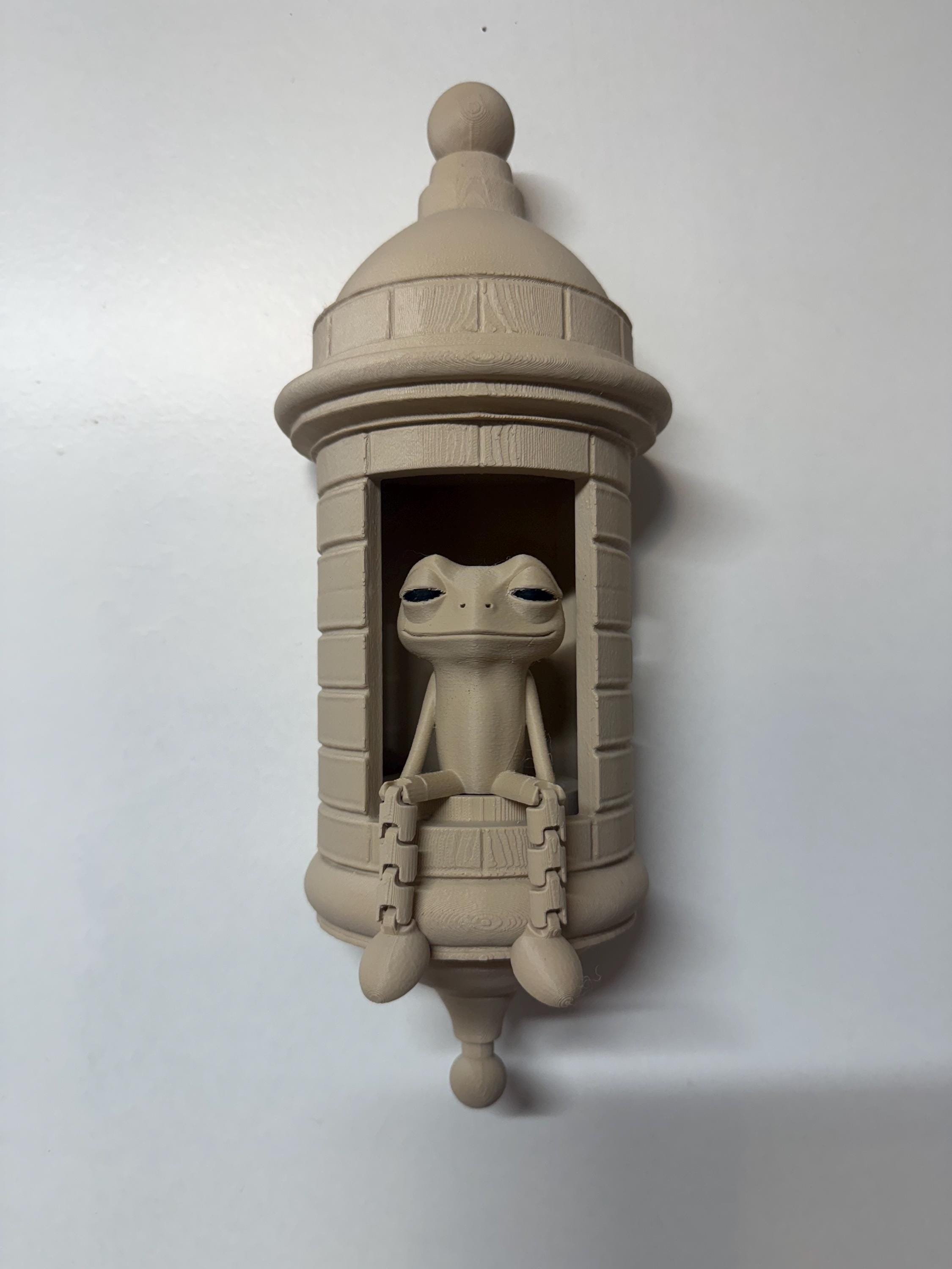 Puerto Rican Garita Wall Coqui Lamp Handmade Home Decor 3D Printed Lamp with LED