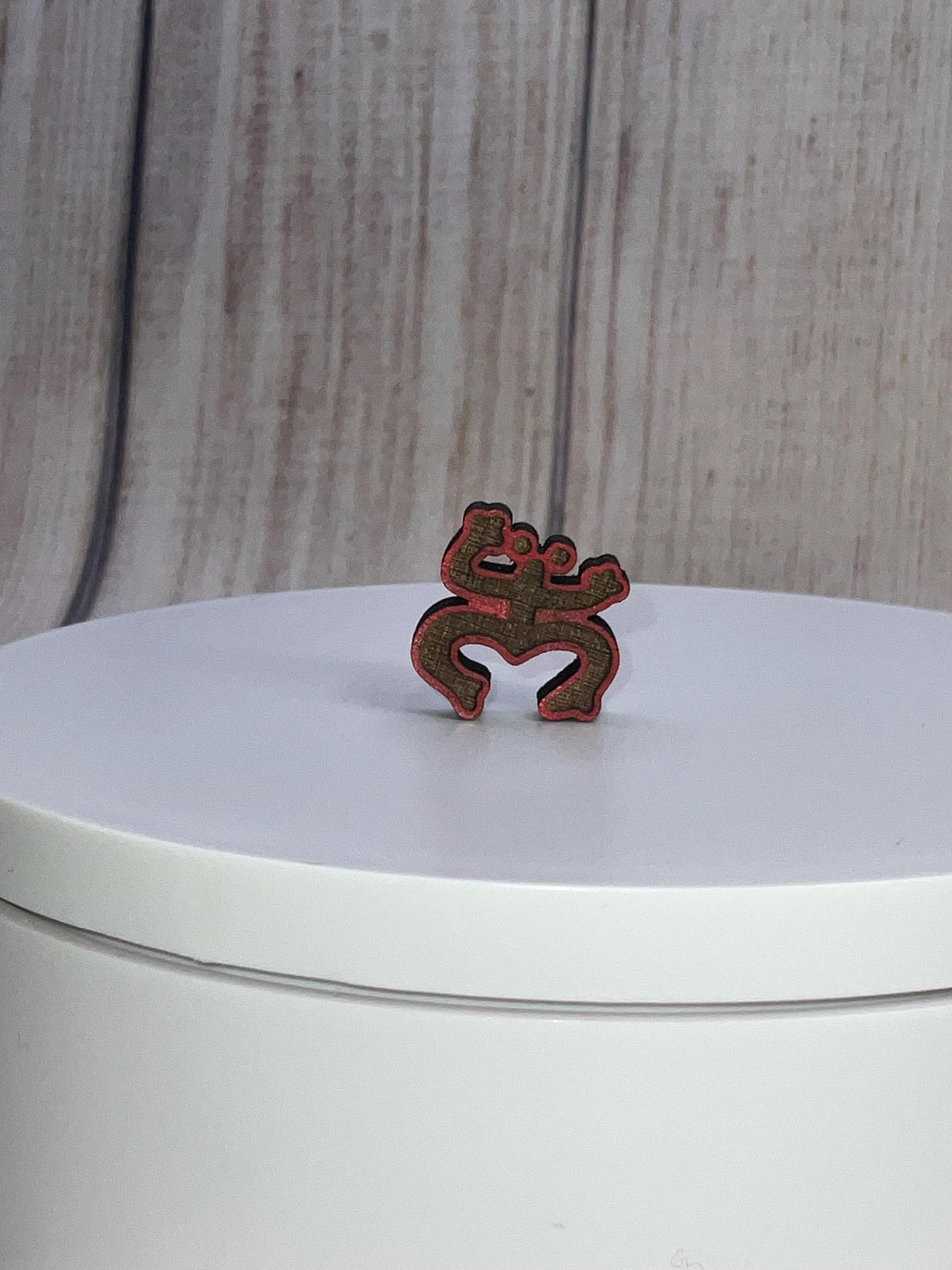 Handmade Coqui Taino Wooden Earrings: Puerto Rico Island Jewelry