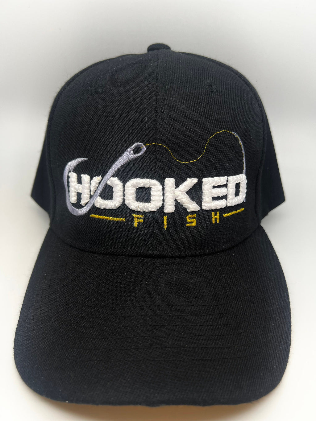Hooked Fish / 3D PUFF / Bass fishing / Bass hat/ Green